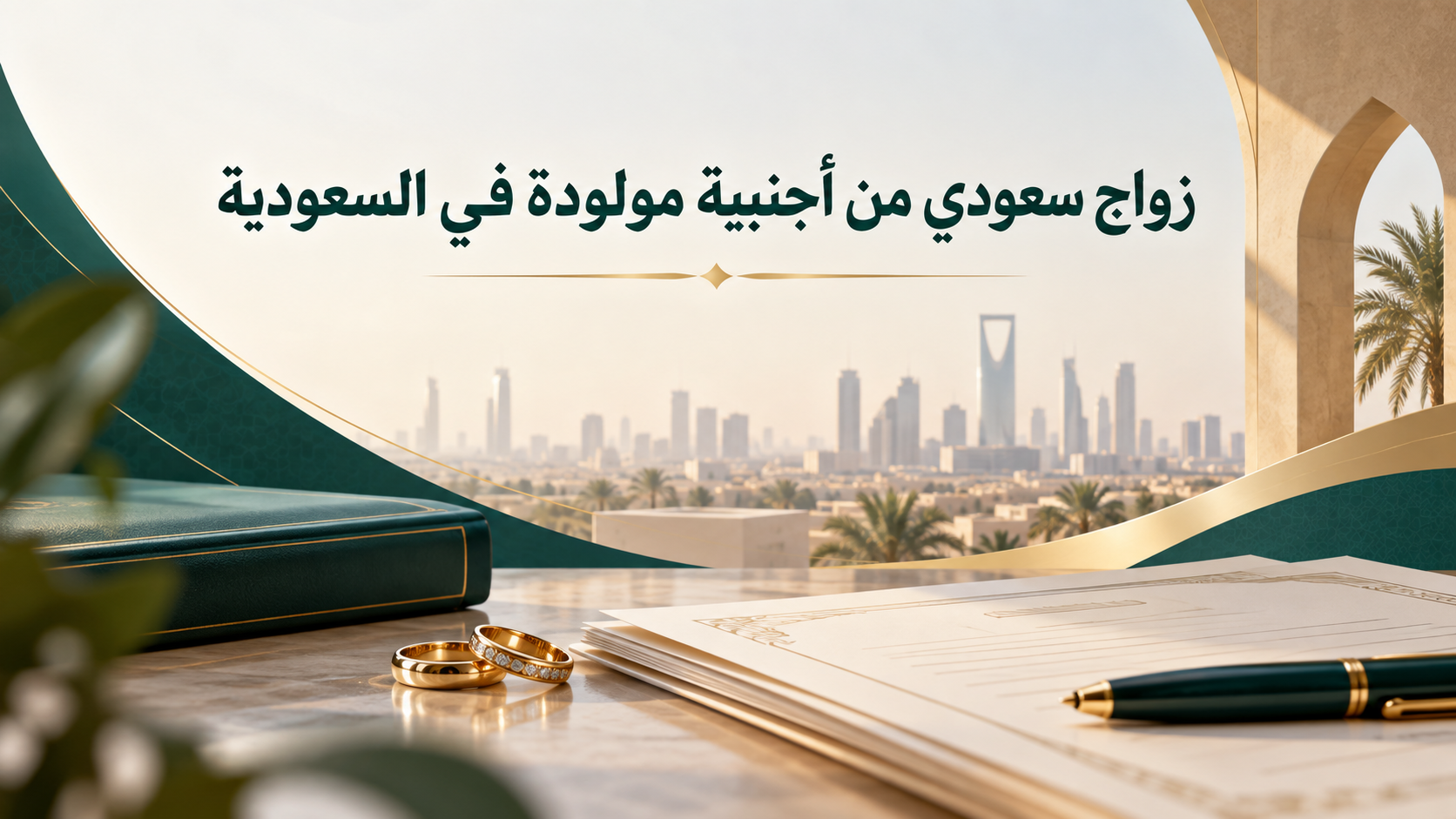 طلب موافقة زواج سعودي من أجنبية مولودة في السعودية 2026: الخطوات والمرفقات