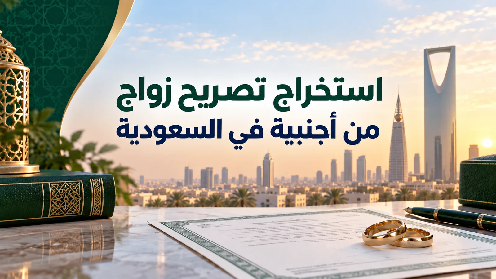 تصريح زواج سعودي من أجنبية: الأوراق المطلوبة وخطوات تجهيز الطلب