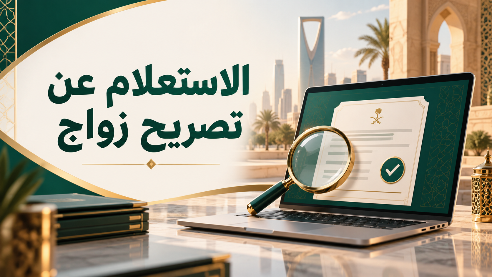 الاستعلام عن تصريح زواج بعد التقديم 2026: متابعة رقم المعاملة