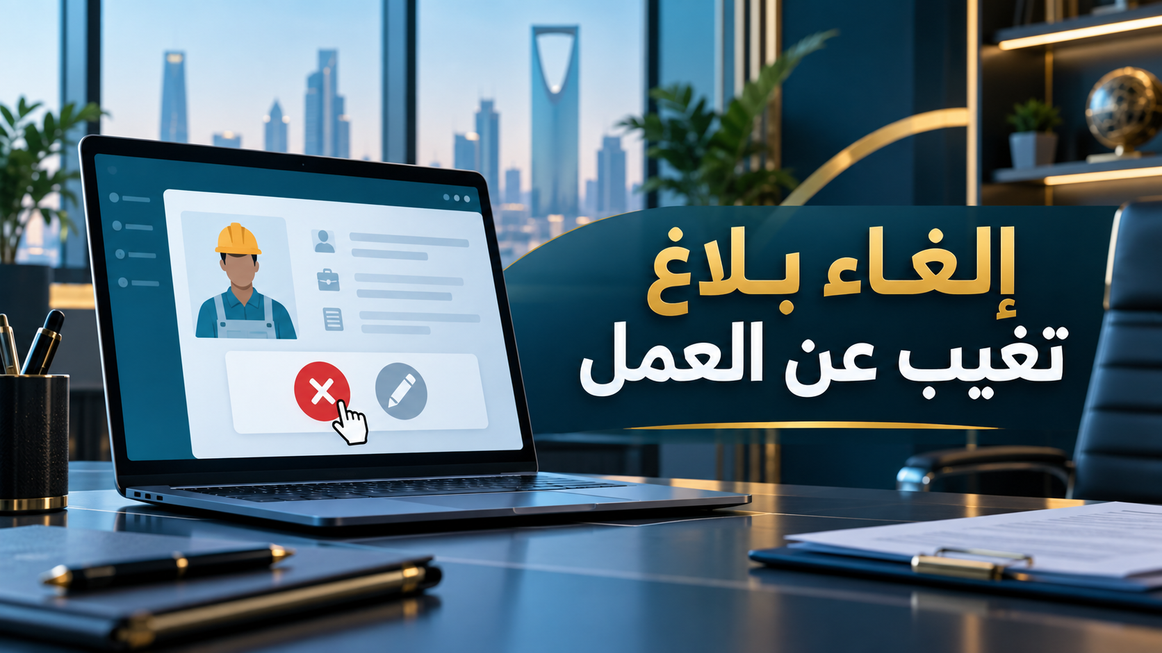 إلغاء بلاغ تغيب عن العمل 2026: المدة والمسارات النظامية