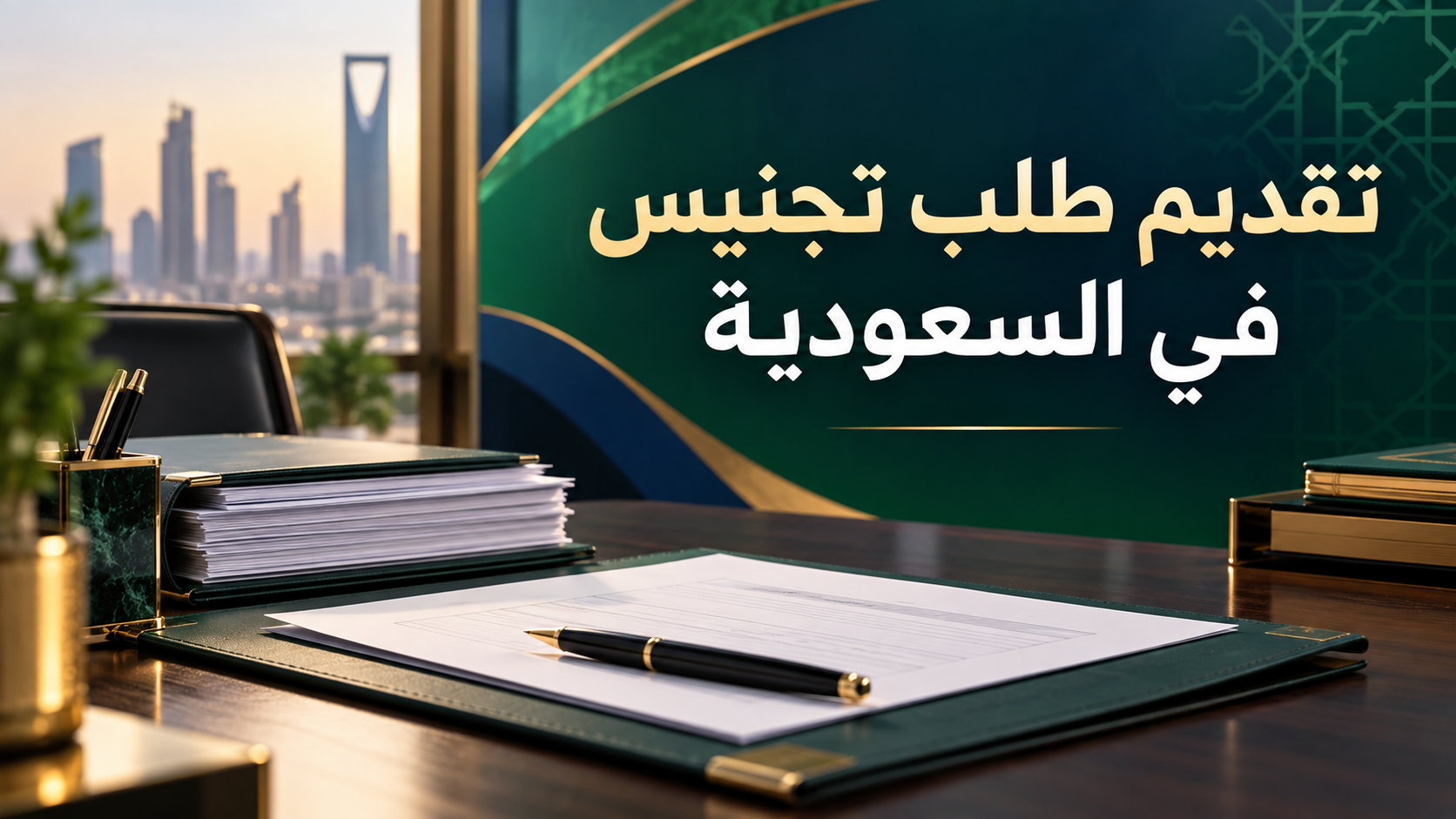 تقديم طلب تجنيس في السعودية 2026: المستندات ومراحل دراسة الملف