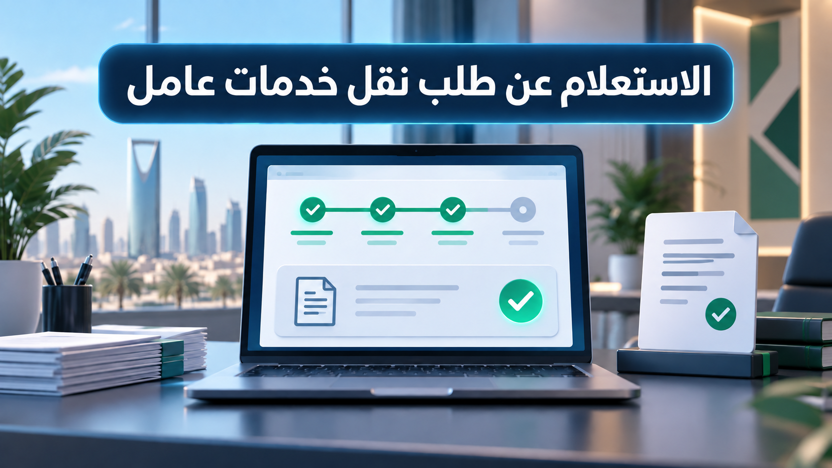 الاستعلام عن طلب نقل خدمات عامل عبر قوى 2026: الحالات والخطوات